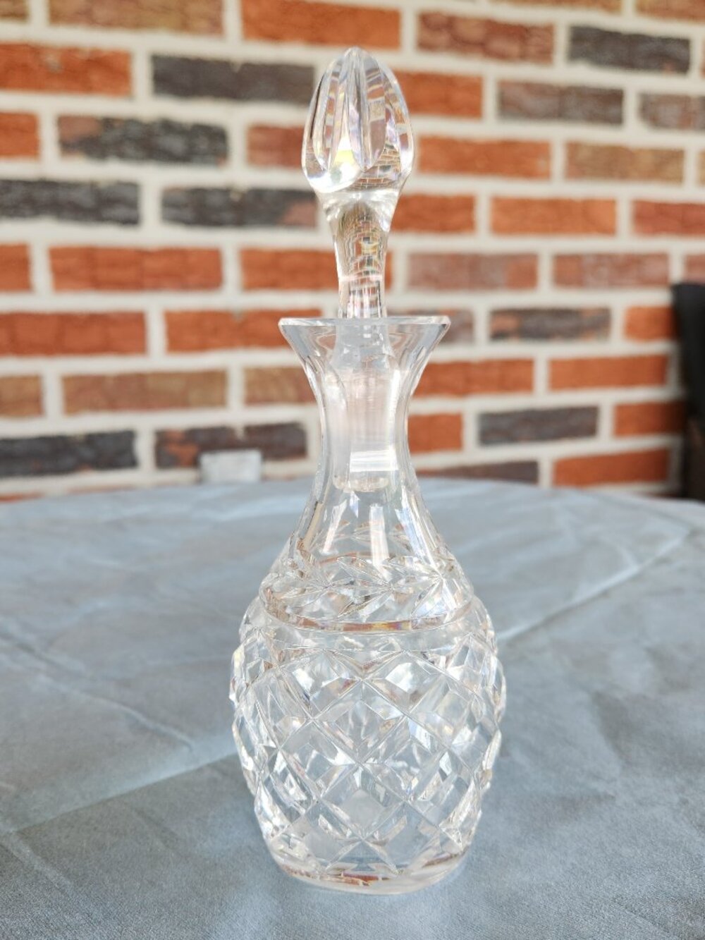 Vintage Waterford Crystal = Glandore Cruet & Stopper